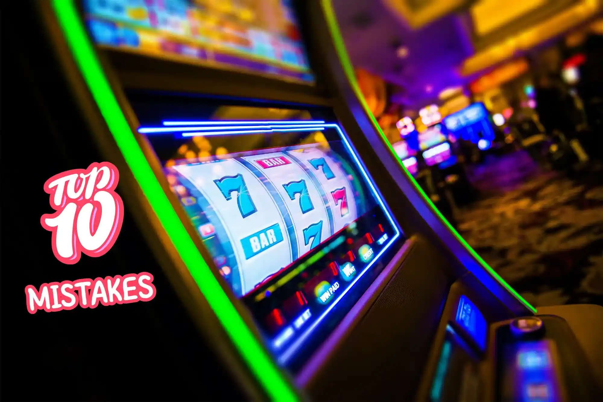 Top Ten Casino Mistakes