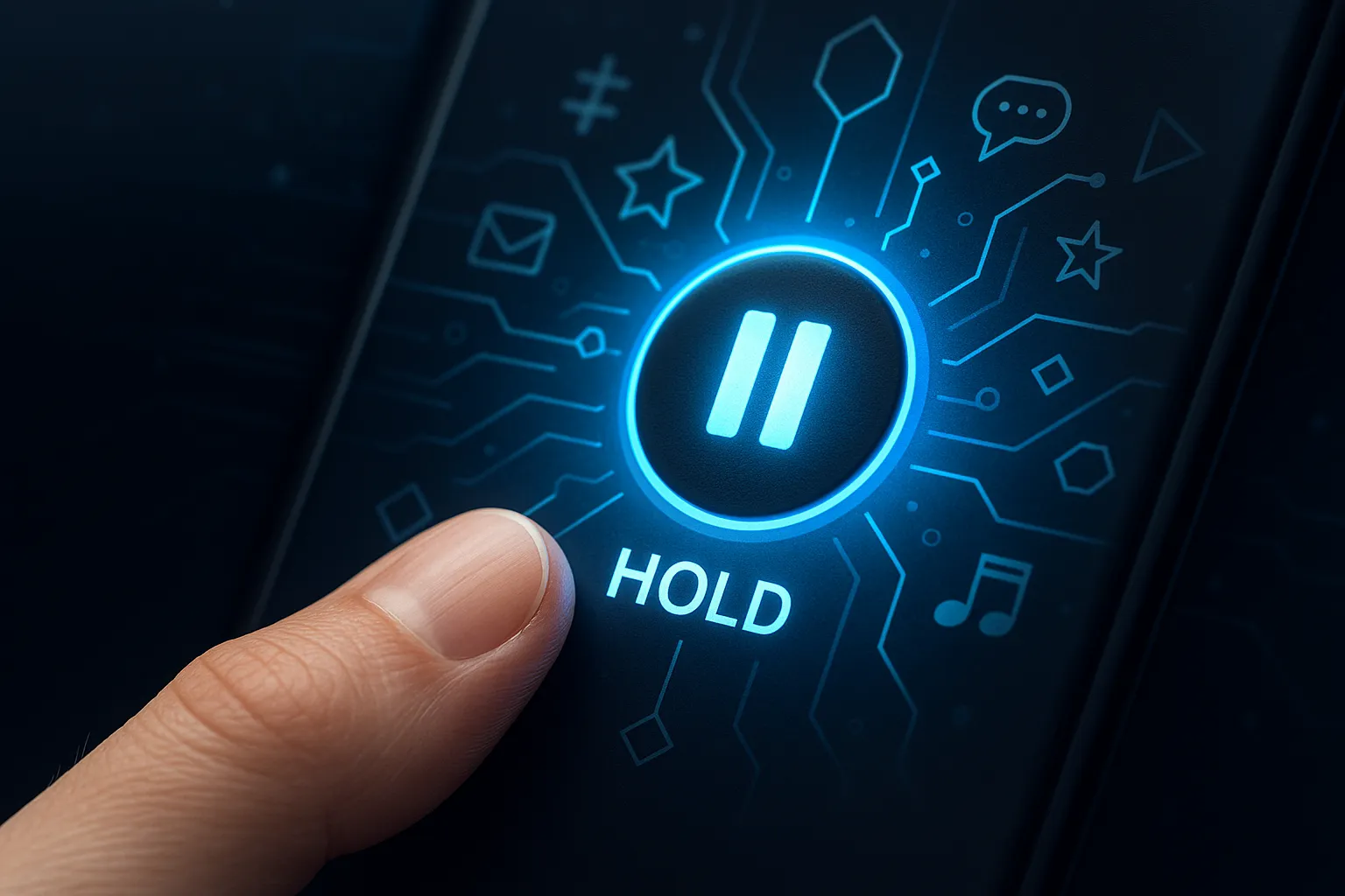 Are hold features activated by symbols