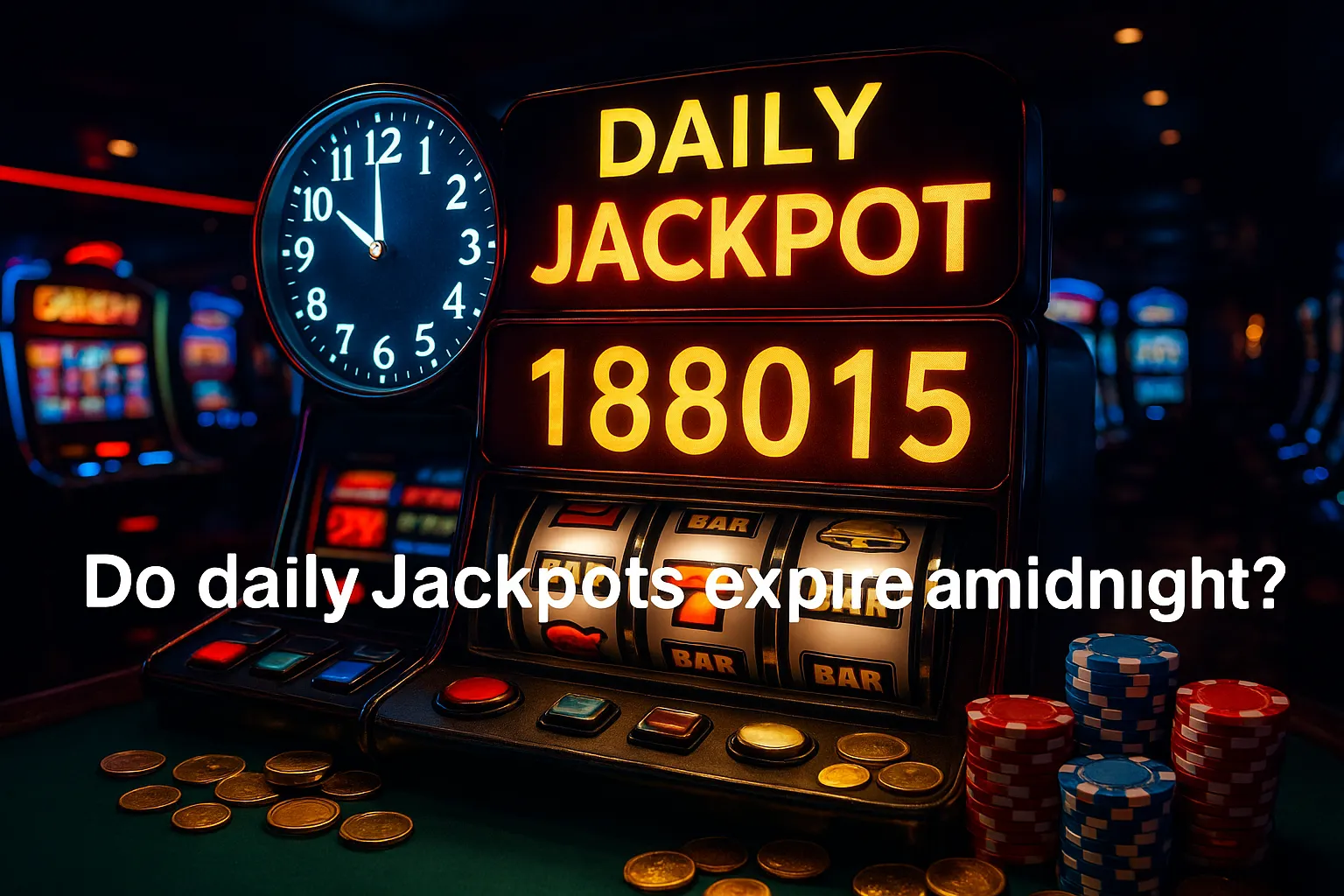 Do daily jackpots expire at midnight