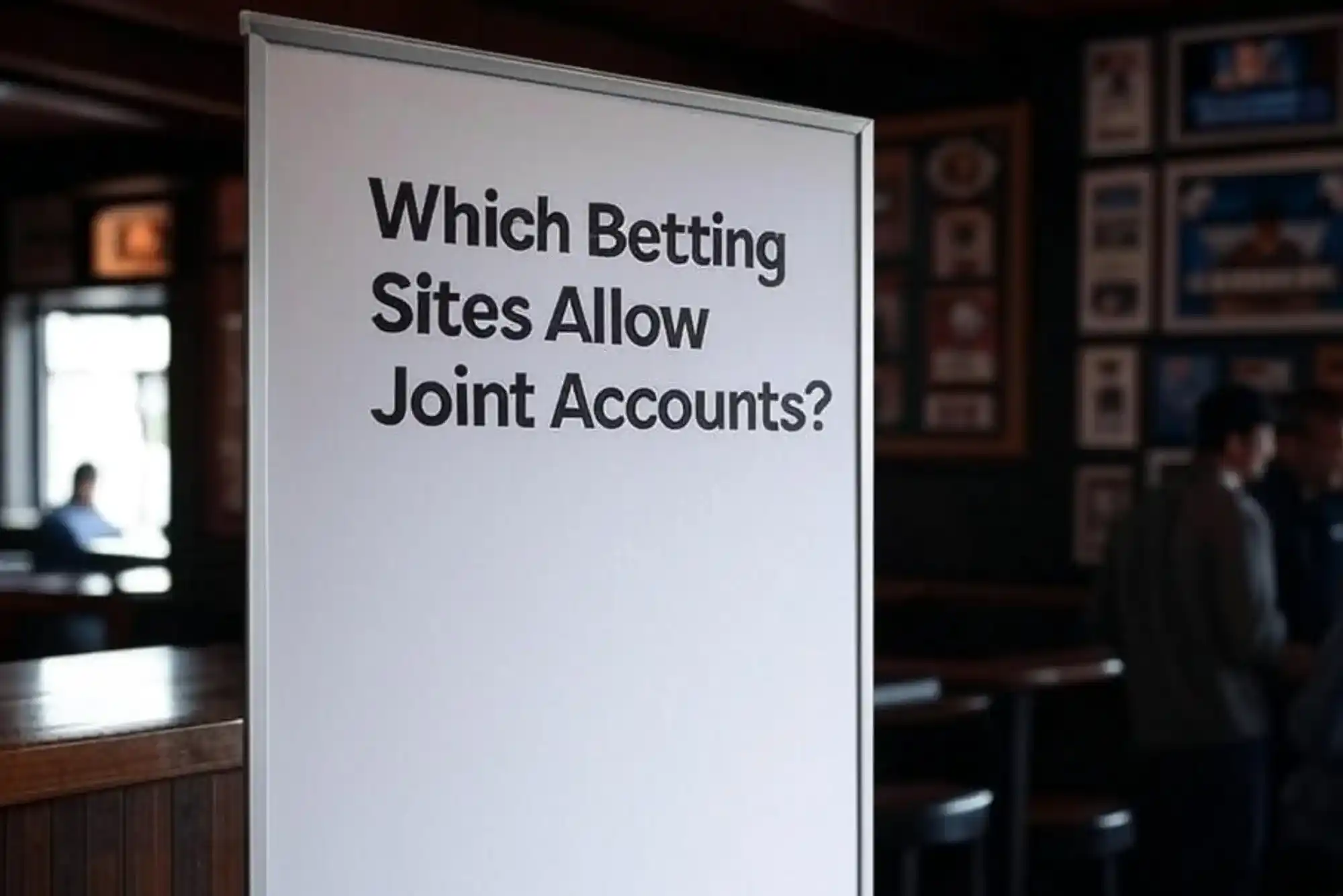 Which Betting Sites Allow Joint Accounts