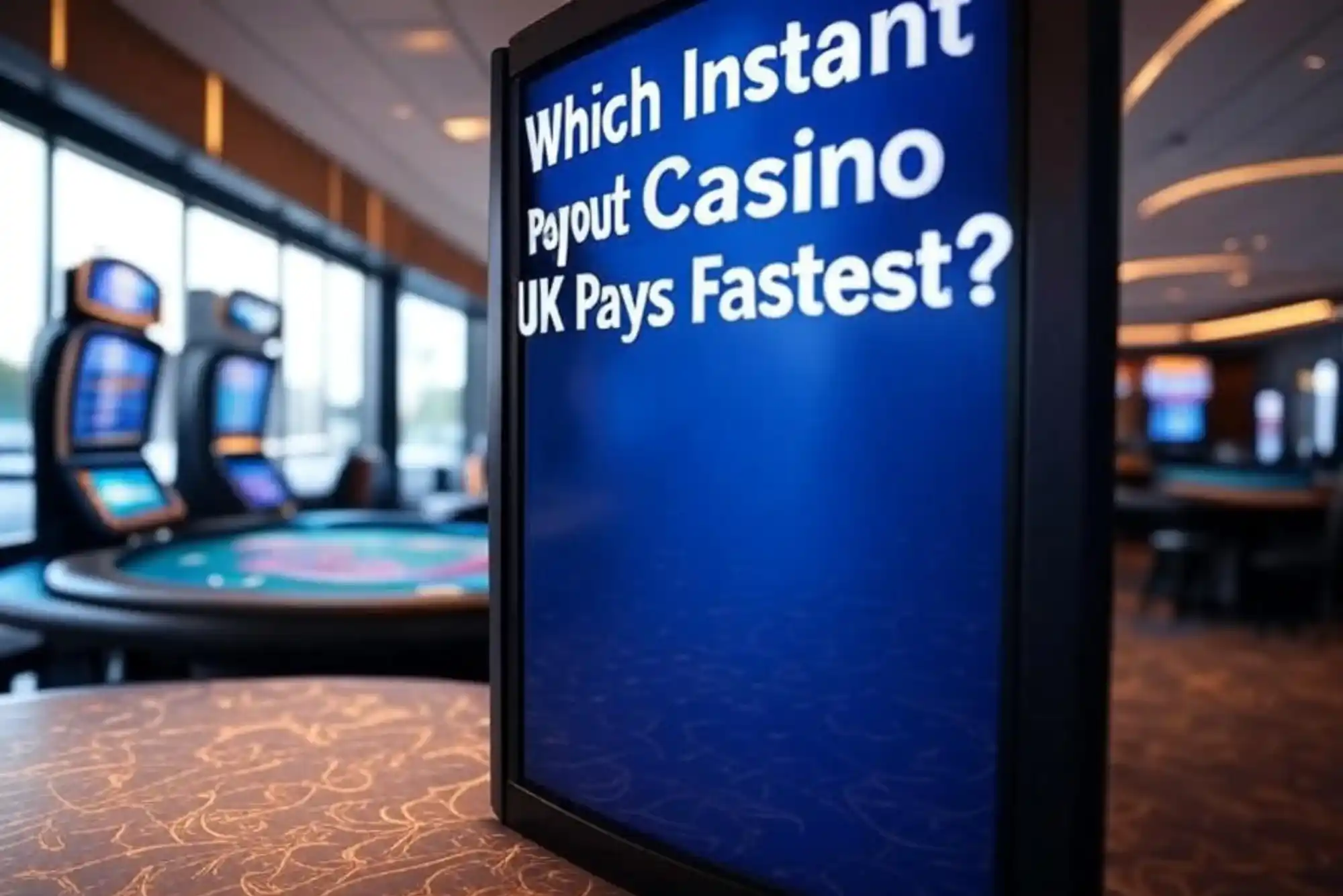 Which Instant Payout Casino UK Pays Fastest