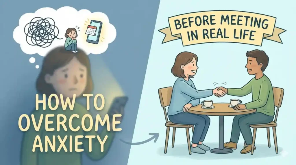 How to overcome anxiety before meeting in real life